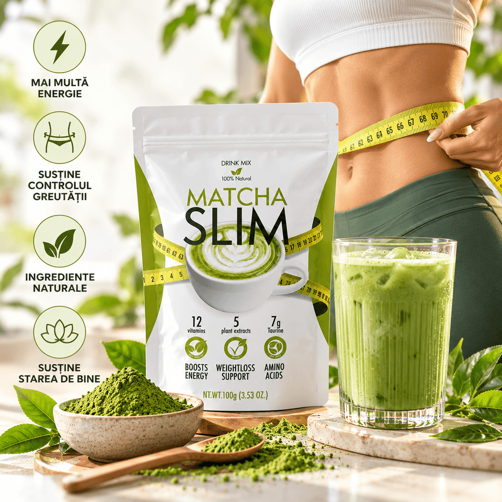 Matcha Slim – Băutură cu Extract de Matcha pentru Rutina Ta Zilnică